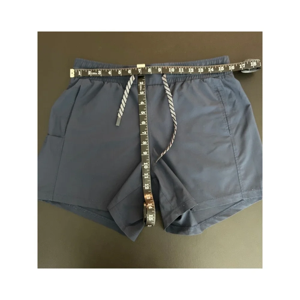 Pacific Trail Mens Navy Blue Active Ripstop Shorts Medium 1356